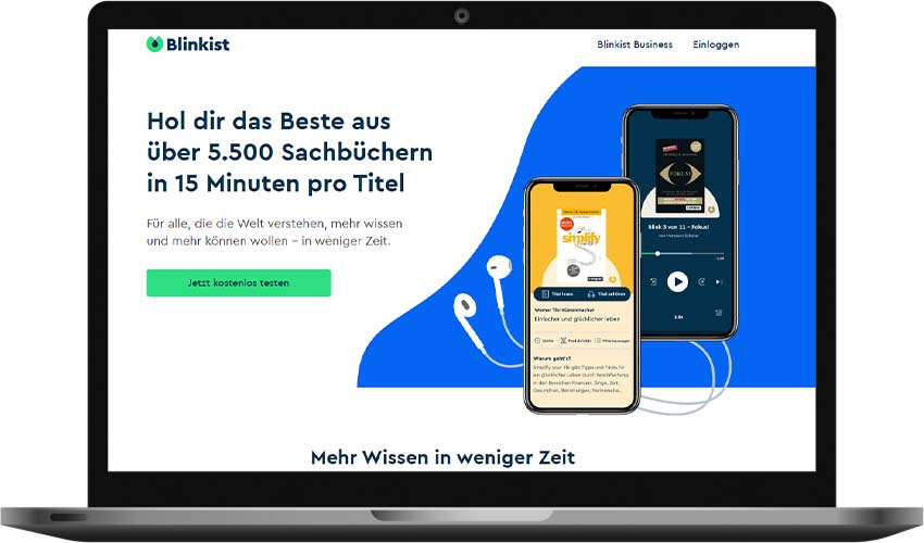 Blinkist Gutschein einlösen