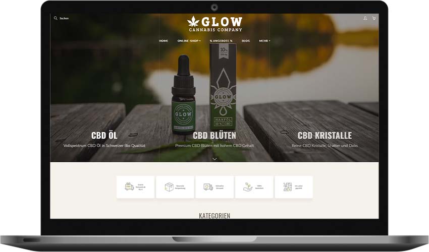 Glow Cannabis Company Gutschein einlösen