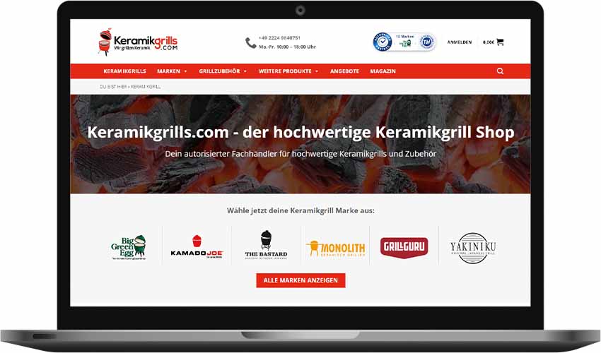 Keramikgrills.com Gutschein einlösen