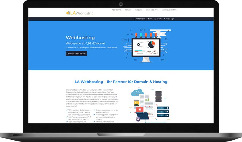 LA Webhosting Gutschein einlösen