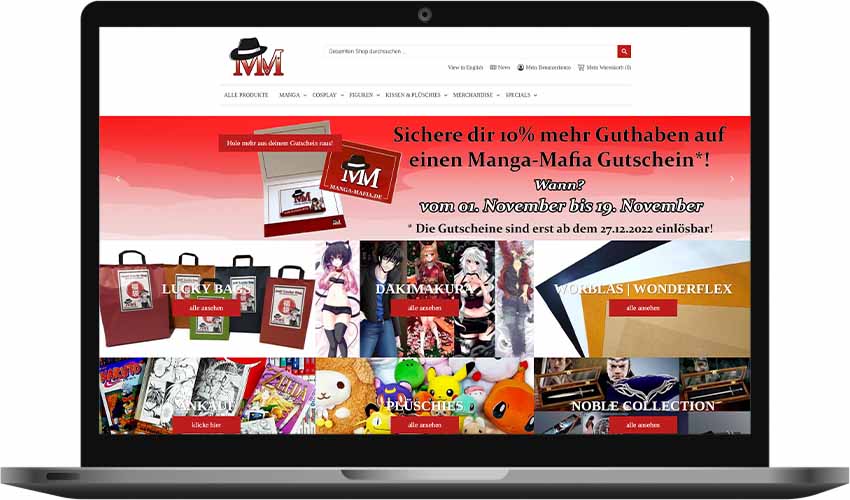 Manga-Mafia Gutschein einlösen