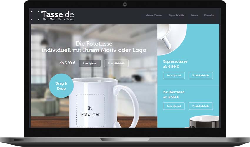 Tasse.de Gutschein einlösen