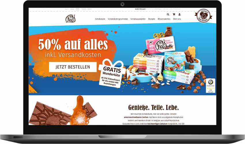 myChoco Gutschein einlösen