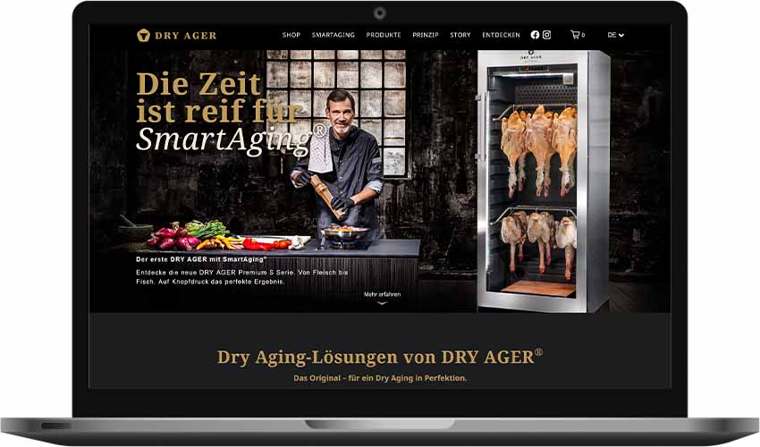 DRY AGER Gutschein einlösen