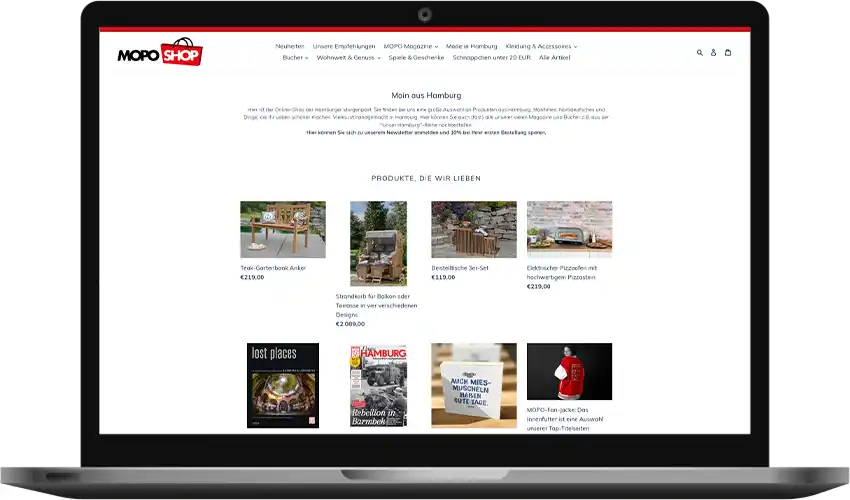 Mopo Shop Gutschein einlösen