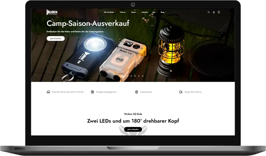 Wubenlight Gutschein einlösen